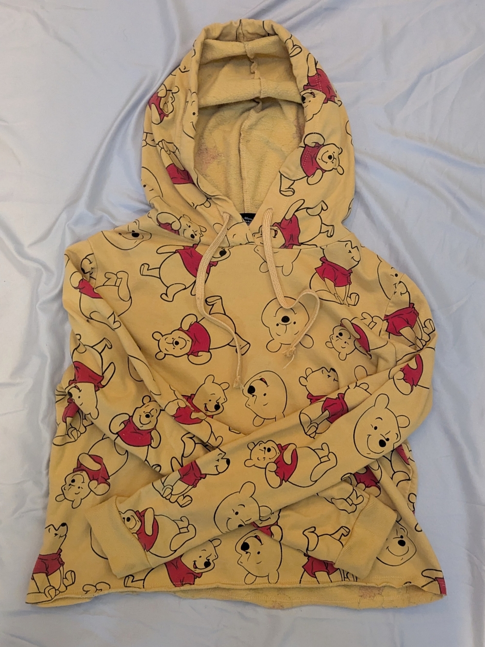 Winnie The Pooh Crop Top Hoodie